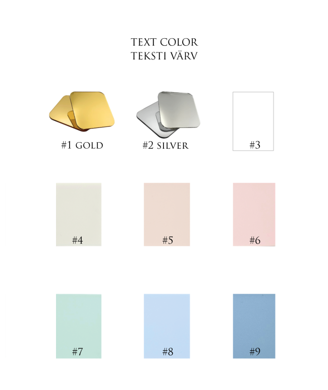 Nimesilt akrüülist